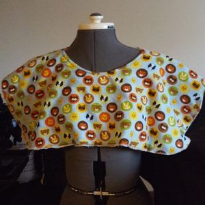 Full Shoulder Burpee with Pacifier/Teether Holder.